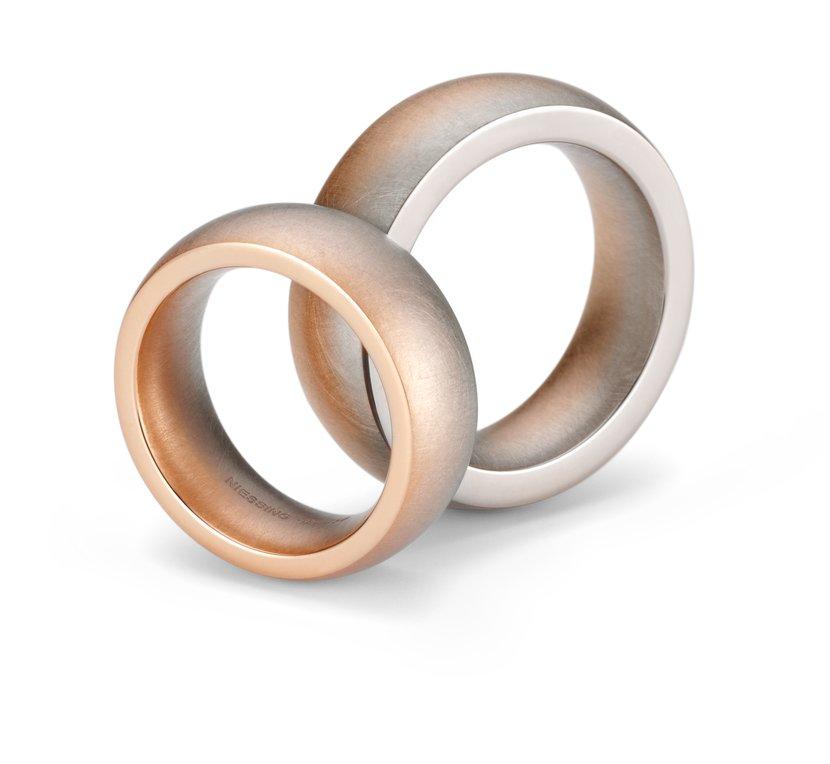 Aura Tonneau Wedding Band by Niessing - Davidson JewelsNiessing Wedding Bands718 Karat