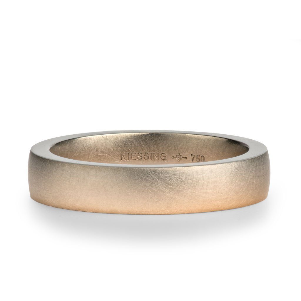 Aura Tonneau Wedding Band by Niessing - Davidson JewelsNiessing Wedding Bands718 Karat