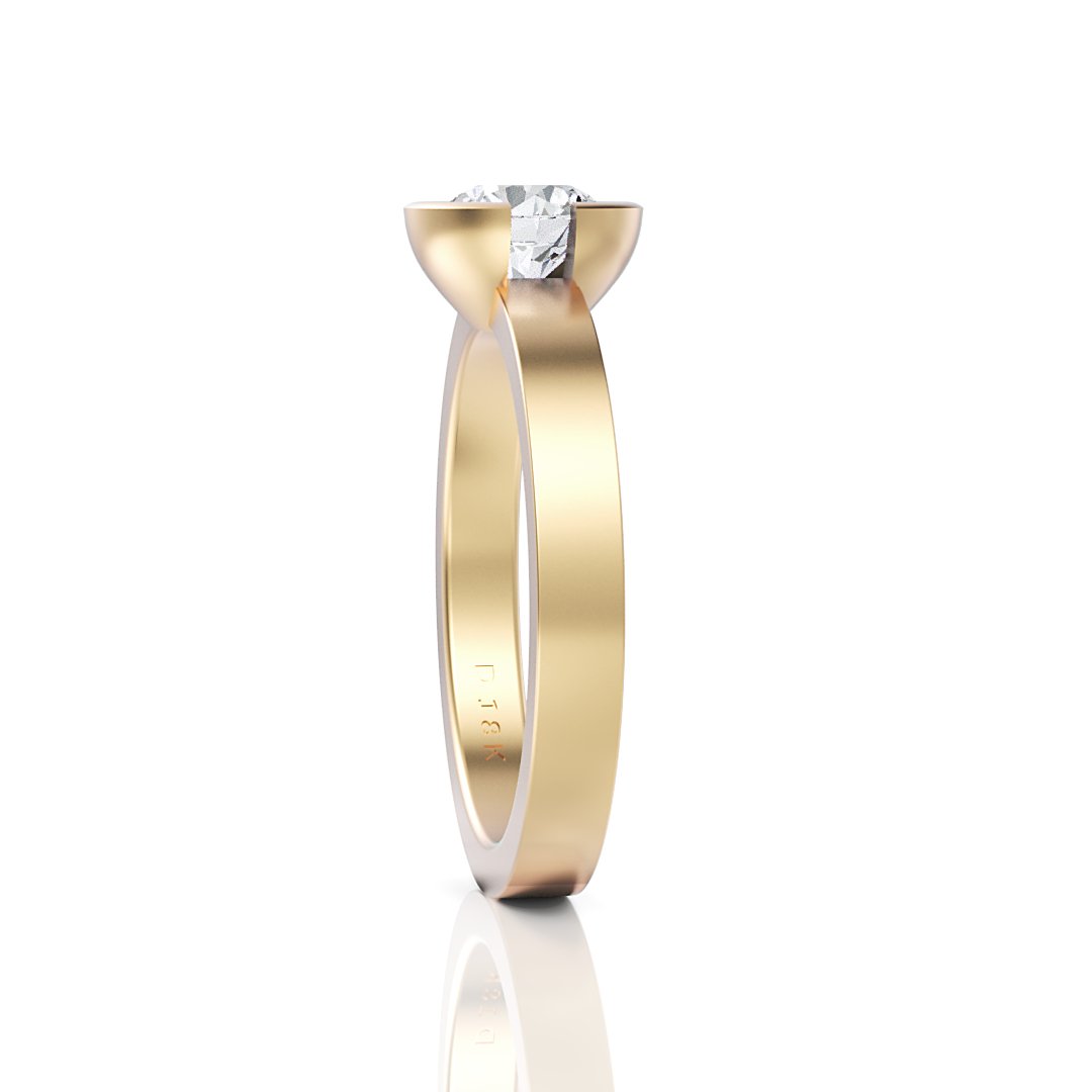 Brenna Engagement Ring - Davidson JewelsDiamond Engagement Ring18k yellowRound