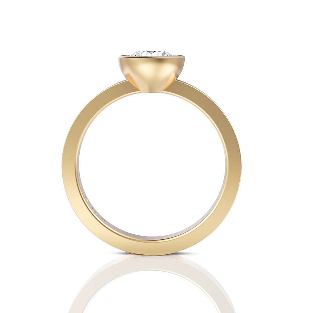 Brenna Engagement Ring - Davidson JewelsDiamond Engagement Ring18k yellowRound