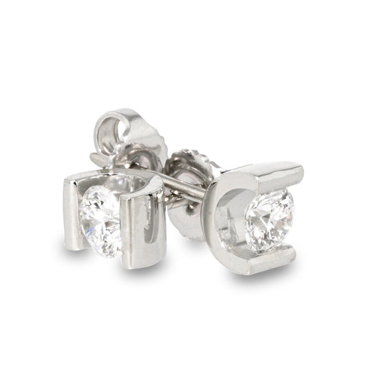 Horseshoe Diamond Studs - Davidson JewelsEarrings