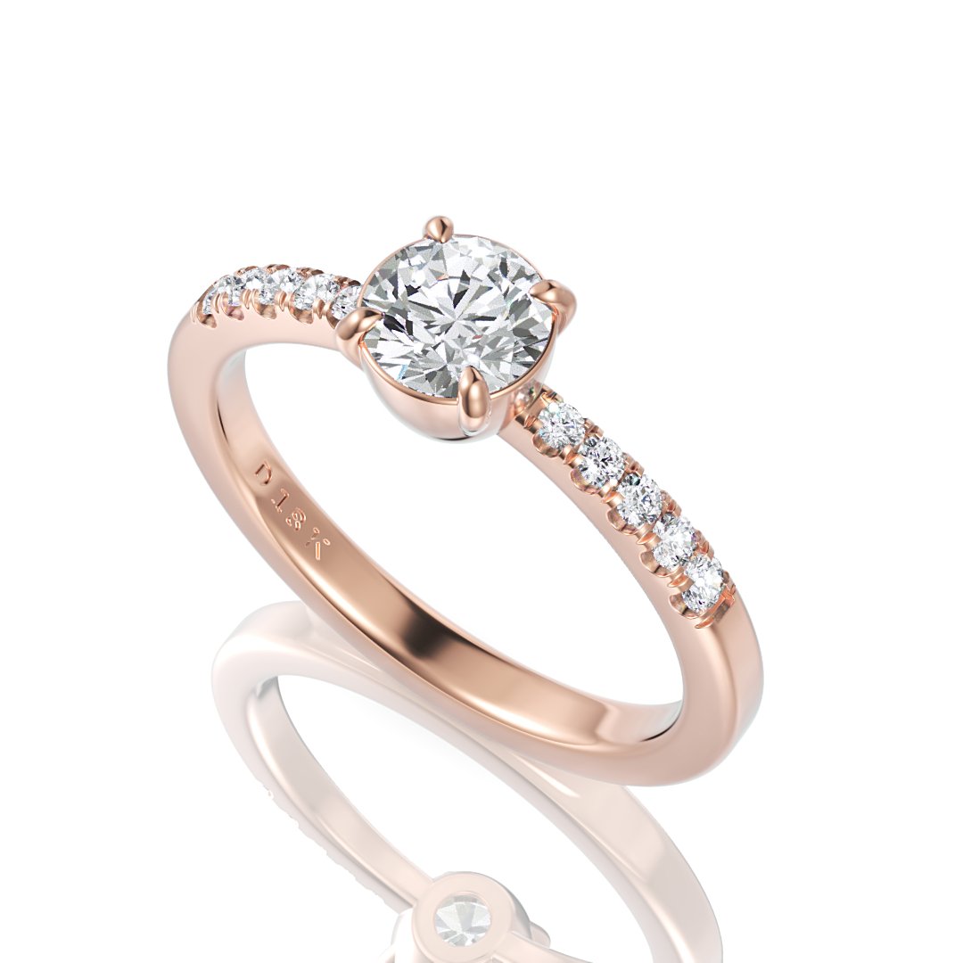 Layla Engagement Ring - Davidson JewelsDiamond Engagement Ring18k yellowRound