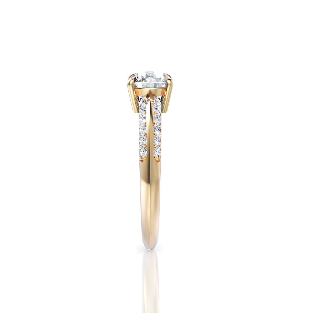 Sorel Diamond Engagement Ring - Davidson JewelsDiamond Engagement Ring18k yellow goldRound