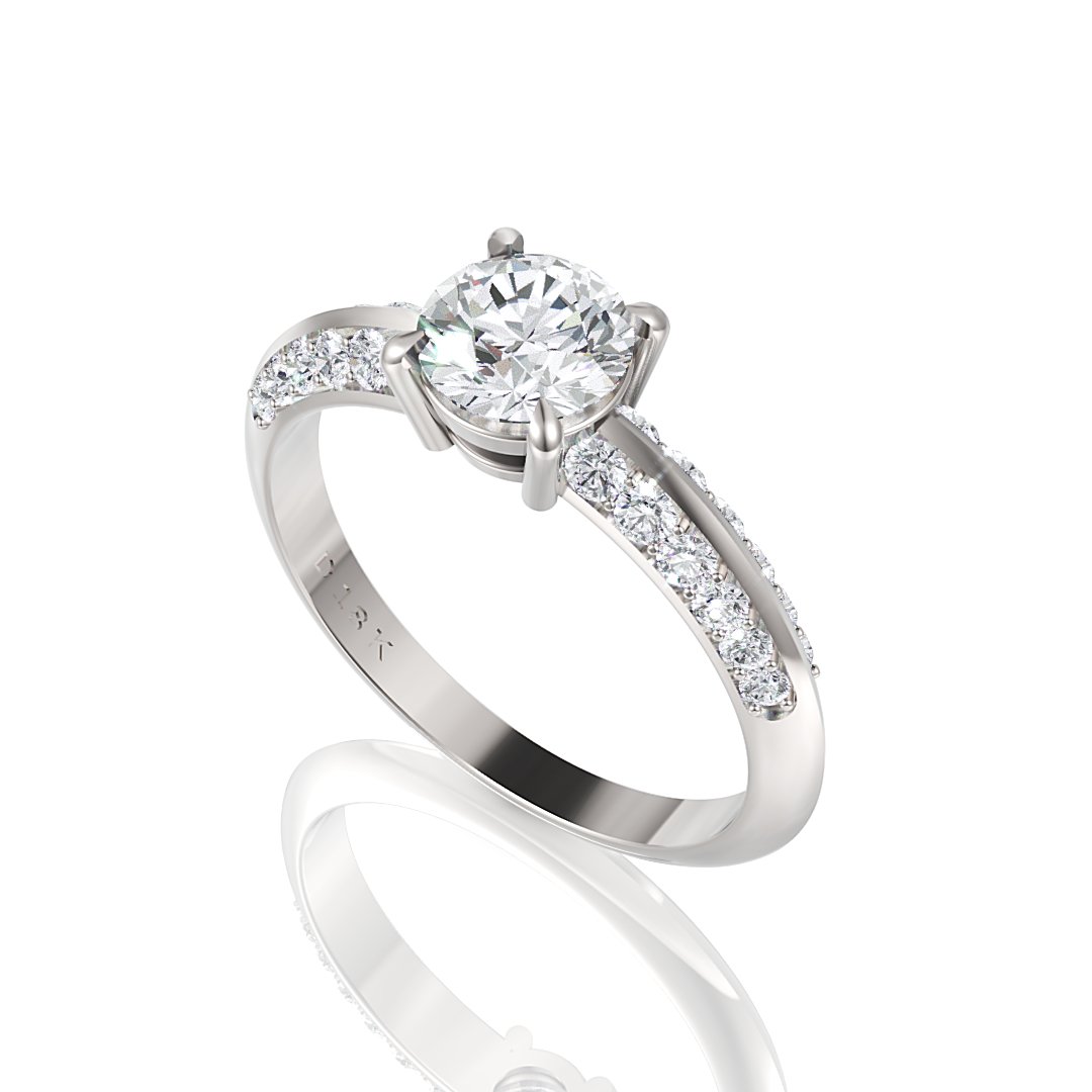 Sorel Diamond Engagement Ring - Davidson JewelsDiamond Engagement Ring18k yellow goldRound