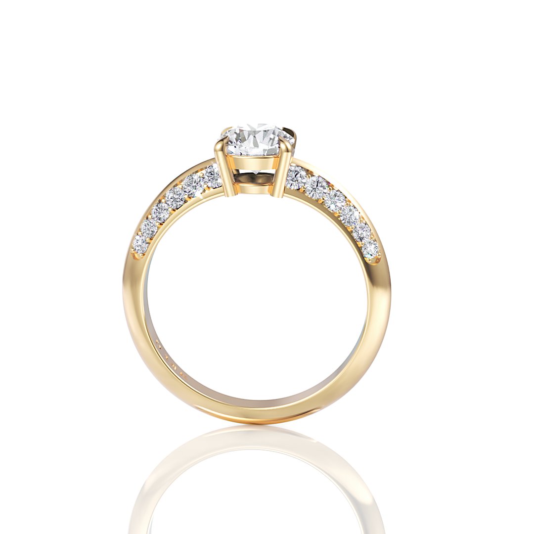 Sorel Diamond Engagement Ring - Davidson JewelsDiamond Engagement Ring18k yellow goldRound