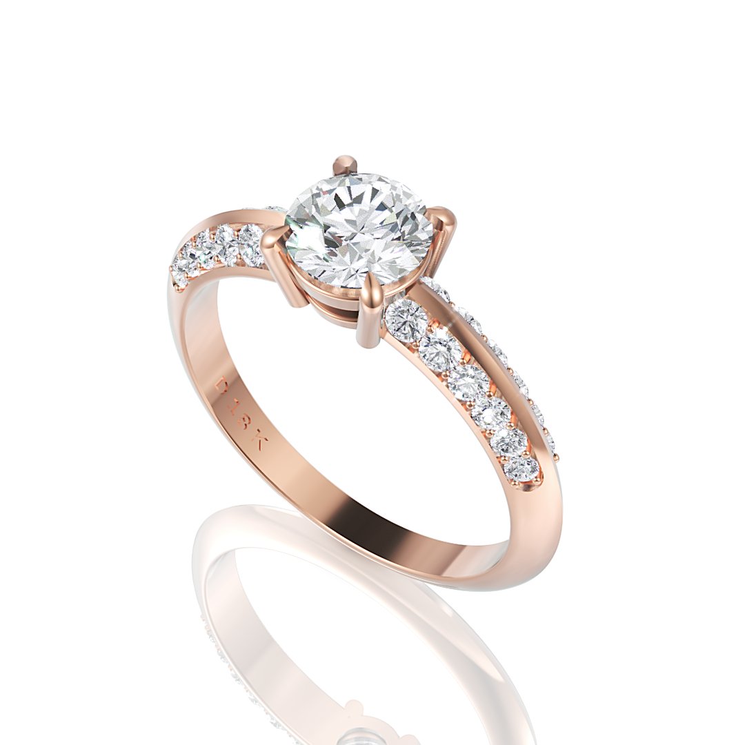 Sorel Diamond Engagement Ring - Davidson JewelsDiamond Engagement Ring18k yellow goldRound