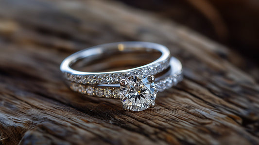 How to Pair a Solitaire Engagement Ring with a Wedding Band - Davidson Jewels