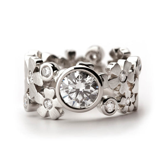 Why choose platinum for your engagement ring - Davidson Jewels