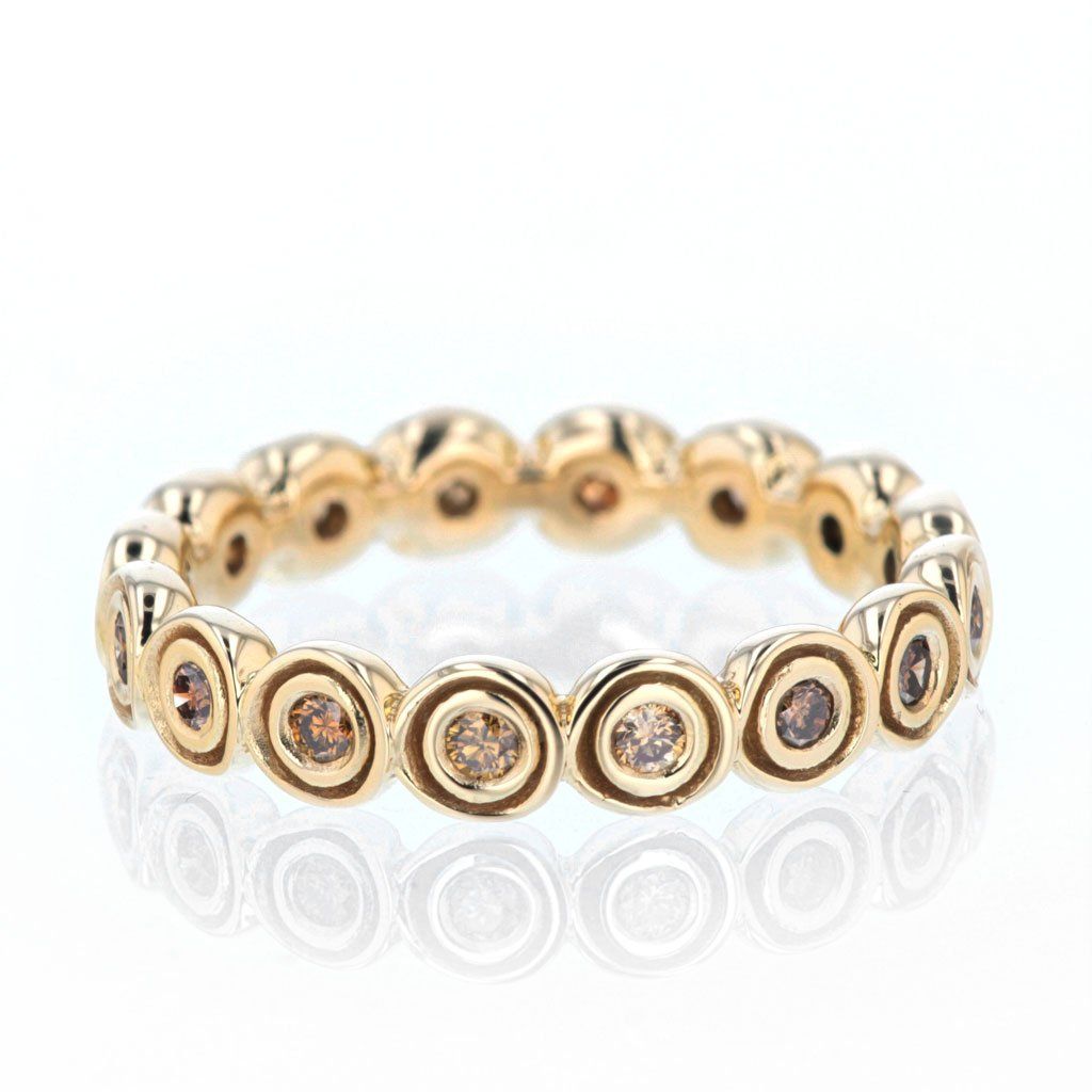 Adeline 18k Yellow Gold and Diamond Ring - Davidson JewelsWedding Band6.25