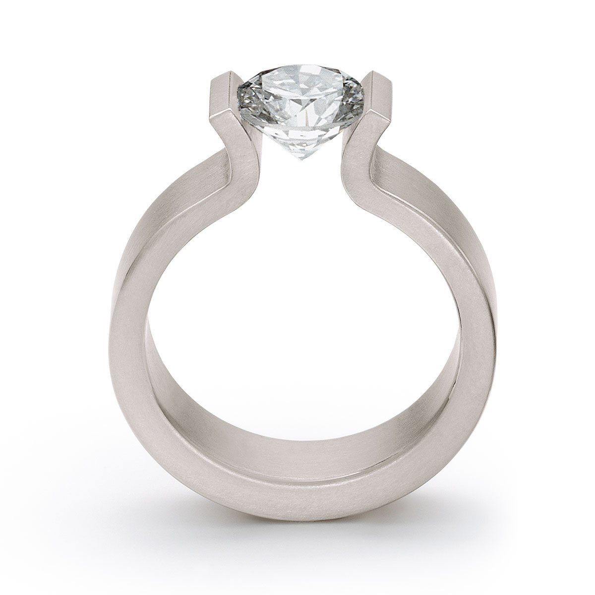Openend by Niessing - Davidson JewelsNiessing Engagement Ring7Grey Gold18 Karat