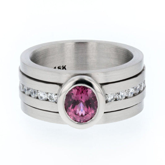 Sam Red Spinel and Diamond Ring - Davidson JewelsUnique Colored Gemstones