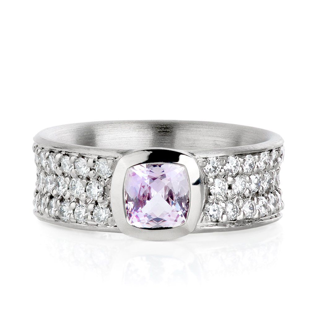 Stevie Pink Sapphire and Diamond ring - Davidson JewelsOne of a Kind Collection6.5