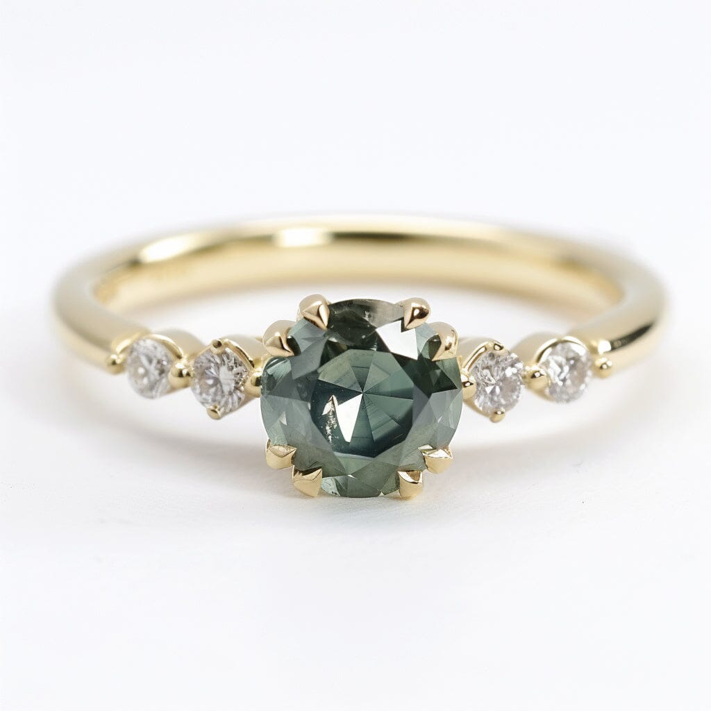 Ashton Green Sapphire Ring Unique Colored Gemstones Davidson Jewels 